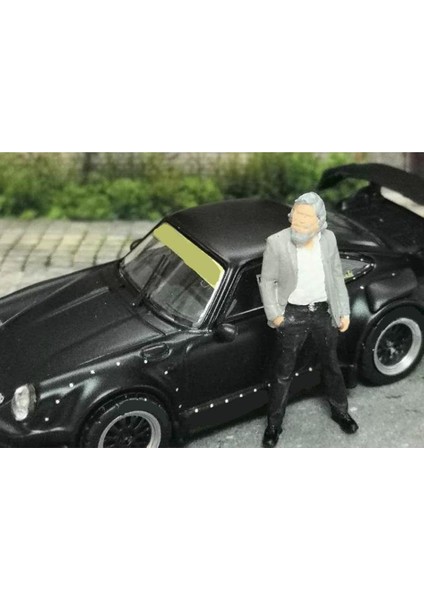 1:64 El Boyalı Şekil Plastik Profesör Insanlar Sokak Yol Modeli Grubu Gri fırsatları