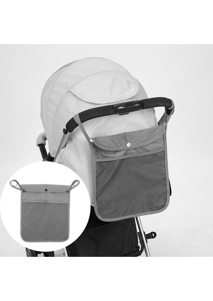 Bebek Saklama Çantası Organizatör Mumya Şişe Kupası Tutucu Buggy Arabası Puset Gri modelleri