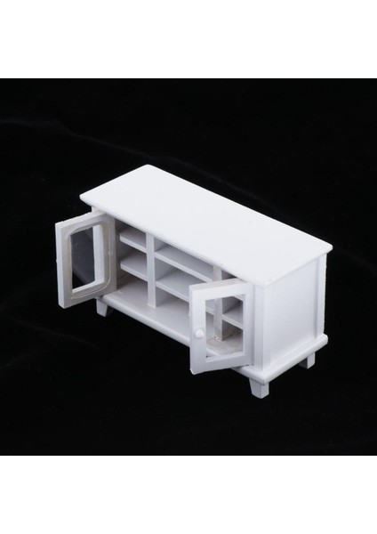 1:12 Dollhouse Ahşap Mobilya, Bebek Evi Hayatı Için Minyatür Tv Kabine Beyaz(Yurt Dışından) modelleri