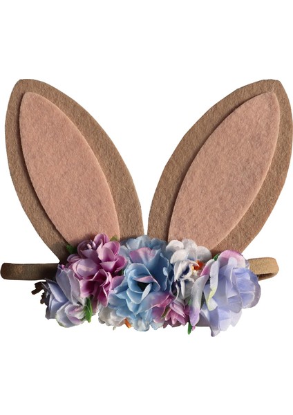 Bunny Kulak Saç Hoop Headdress Uzun Kulakları Tavşan Kulak Bandı Masquerade Açık Sarı Için(Yurt Dışından)