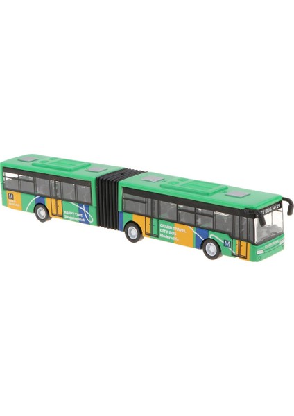 1/64 Diecast Alaşımlı Otobüs Modeli Elektrikli Araba Hediye Çocuk Erkek Kızlar Için Kırmızı(Yurt Dışından)