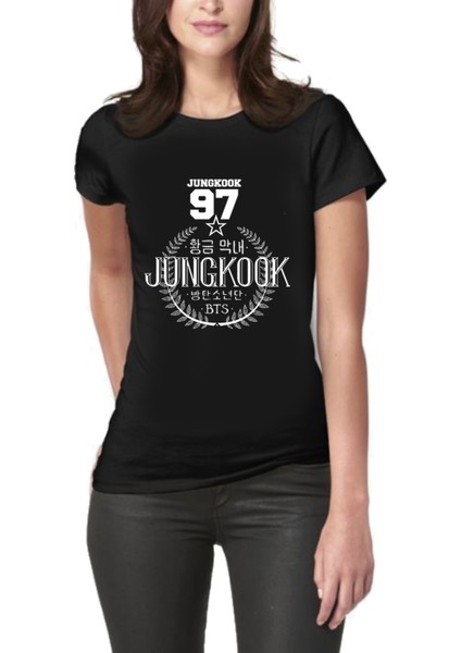 Art T-Shirt Bangtan Boys Jungkook Desıgn Tişört