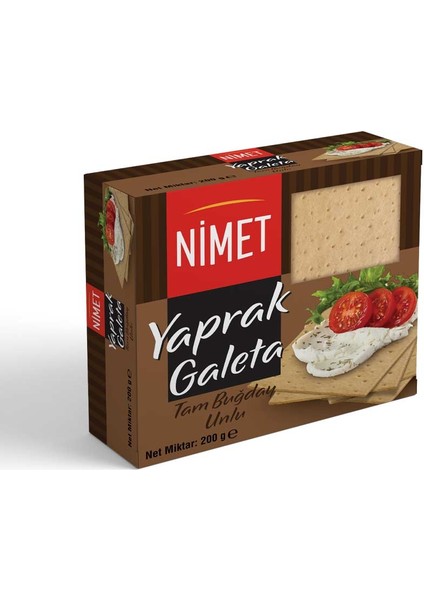 Tam Buğdaylı Yaprak Galeta 200 gr