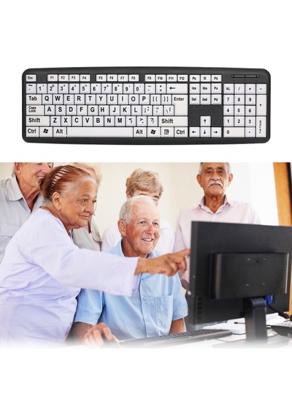 Büyük Beyaz Tuşlar ile Az Gören Kullanıcılar Için USB modelleri