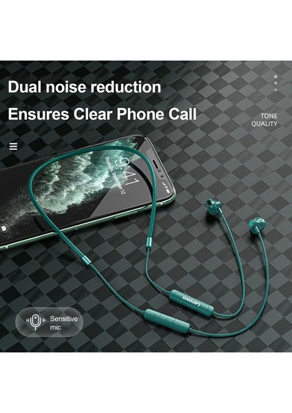 Sh1Bluetooth 5.0 Kablosuz Kulaklık - Yeşil (Yurt Dışından)