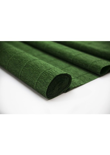 Italyan Krapon Kağıdı NO:591 Leaf Green - 180 Gr. 50X250 cm