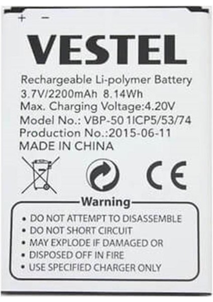 Vestel Venus 5.0 Pil Batarya