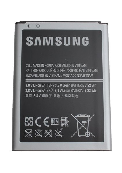 Samsung Galaxy S4 Mini İ9190 Pil Batarya