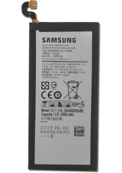 Samsung Galaxy S6 G920F Pil Batarya