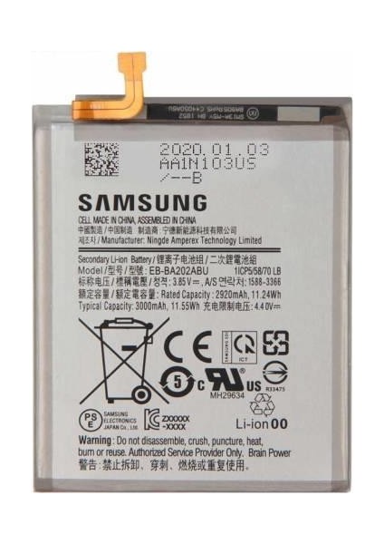 Samsung Galaxy A30S A307F Pil Batarya