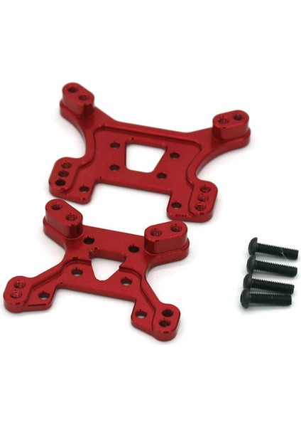 Wltoys Için Metal Arka / Ön Şok Kulesi 144001 124017 124019 Araç Parçaları Kırmızı fiyatları
