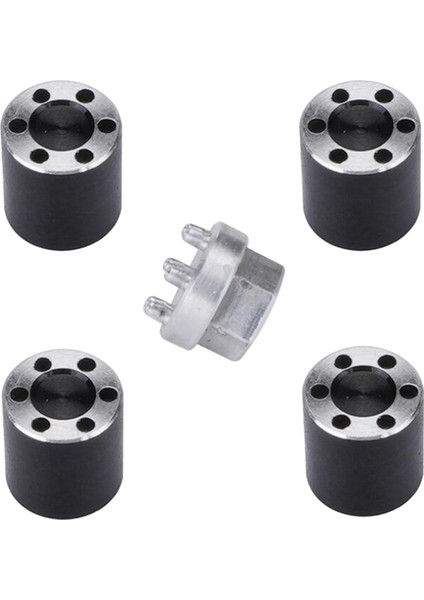 4 Adet Genişletilmiş Hex Tekerlek Hubs Combiner SCX24 90081 C10 Için 1/24 Dıy Accs Kırmızı(Yurt Dışından)