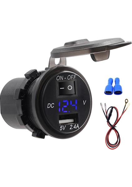 USB Şarj Voltmetre Anahtarı (Yurt Dışından) modelleri