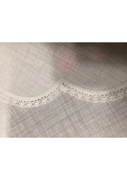Linen Kumaş Püsküllü Runner
