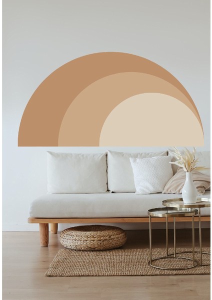 Bohemian Circle Bas Kes Duvar Sticker