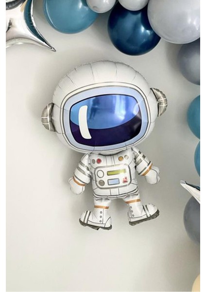 Astronot Konsept Doğum Günü Balonu Büyük Astronot Balon