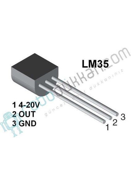 LM35 Sıcaklık Sensörü