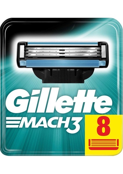 Mach3 8'Li Yedek Tıraş Bıçağı Karton Paket