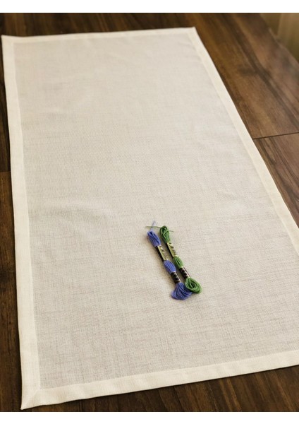 Işlemelik Linen Kumaş Runner