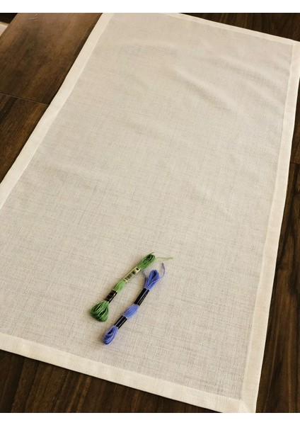 Işlemelik Linen Kumaş Runner