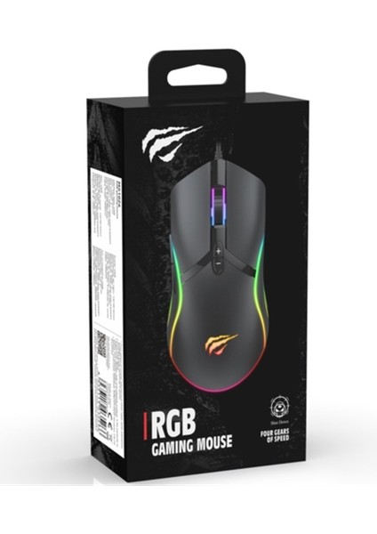 MS1026 Kablolu Rgb Gaming Mouse Siyah modelleri