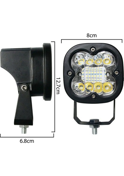 Sahara W 40W Motosiklet / Off Road LED Sis Farı Takım indirimleri