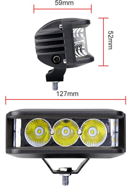 Tizard Y 40W Motosiklet / Off Road LED Sis Farı Tekli