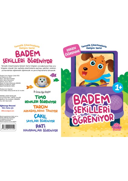 Tematik Çıkartmalarla Gelişim Serisi 5'li Set fiyatları