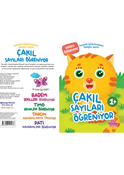 Tematik Çıkartmalarla Gelişim Serisi 5'li Set modelleri