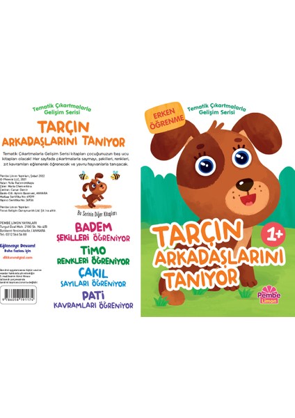 Tematik Çıkartmalarla Gelişim Serisi 5'li Set indirimleri