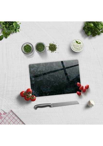 Cam Kesme Tahtası - Cam Kesme Tablası | Şef Kesme Tahtası | 20cm x 30cm