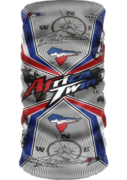Extreme Honda Africatwin Dikişsiz Motosiklet Bandana Boyunluk Maske