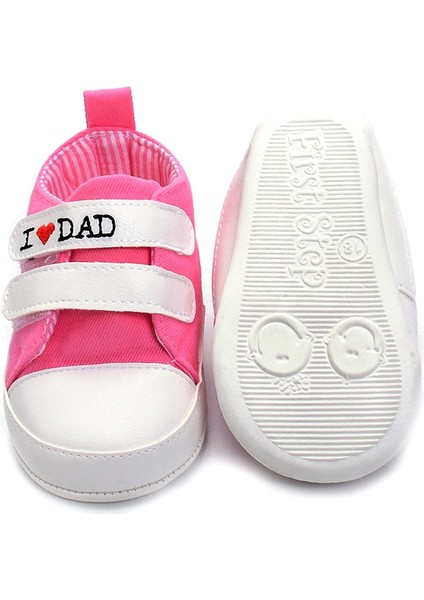 I Love Mom And Dad Patik Pembe G-2287