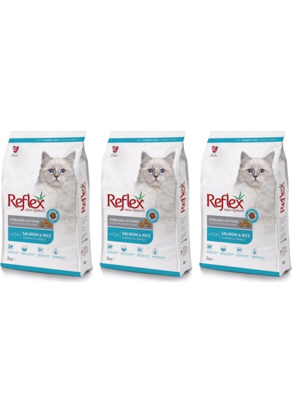 Balıklı Kısırlaştırılmış Kedi Maması 2 kg x 3 Adet