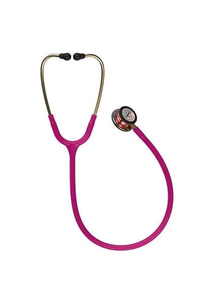 3m™ Littmann® Classic Iıı™ Steskop 5806, Gökkuşağı Yüzey Dinleme Çanı, Fuşya Hortum