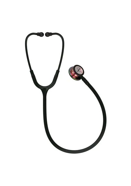 3m™ Littmann® Classic Iıı™ Steskop 5870, Gökkuşağı Dinleme Çanı, 27 Inç, Siyah Hortum