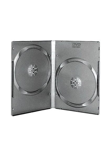 10'lu CD DVD Kutusu Slim Çiftli
