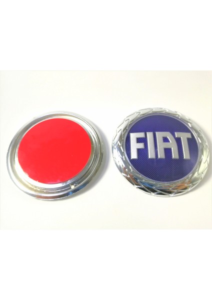 FIAT Palio Albea Doblo Bagaj Arması Yapıştırma Mavi 74mm