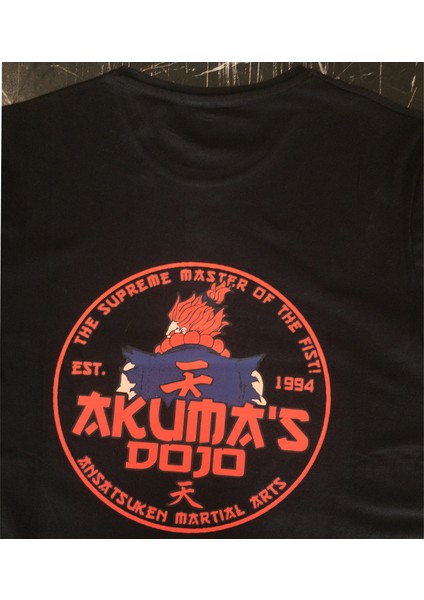 Akuma Dojo Baskılı &100 Pamuk Oversize T-Shirt Büyük Beden Tişört fiyatları