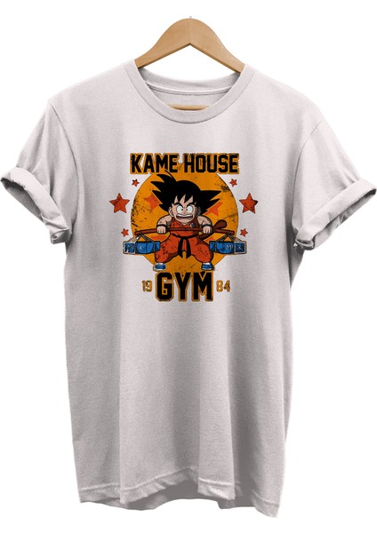 Dragon Ball Baskılı &100 Pamuk Oversize T-Shirt Büyük Beden Tişört