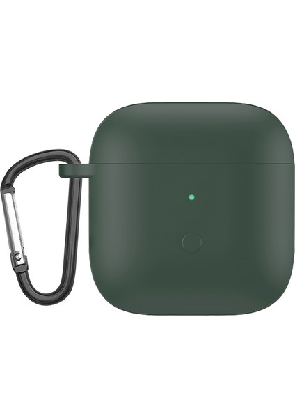 Redmi Buds 3 Için Karabinalı Tam Koruyucu Silikon Kılıf (Yurt Dışından)
