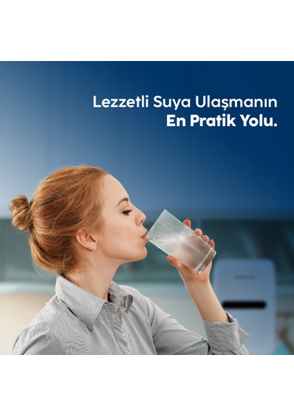 Pompalı 11 Aşama 9 Litre Çelik Tanklı 80 Gpd Membranlı Su Arıtma Cihazı