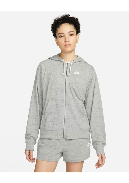 W Nsw Gym Vntg Easy Fz Hoodie