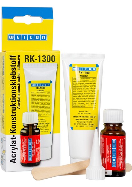 RK-1300 Yapısal Akrilik Yapıştırıcı 60 g, bej, opak