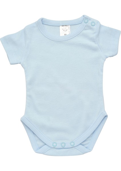 Unisex Bebek Kısa Kollu Zıbın (0-24AY)