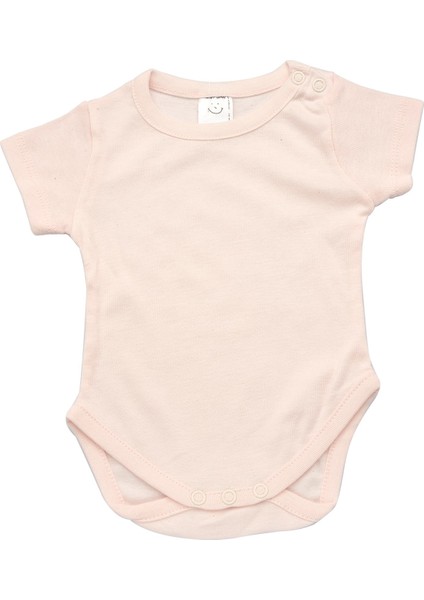 Unisex Bebek Kısa Kollu Zıbın (0-24AY)