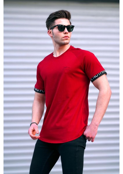 Bordo Basic Erkek Tişört