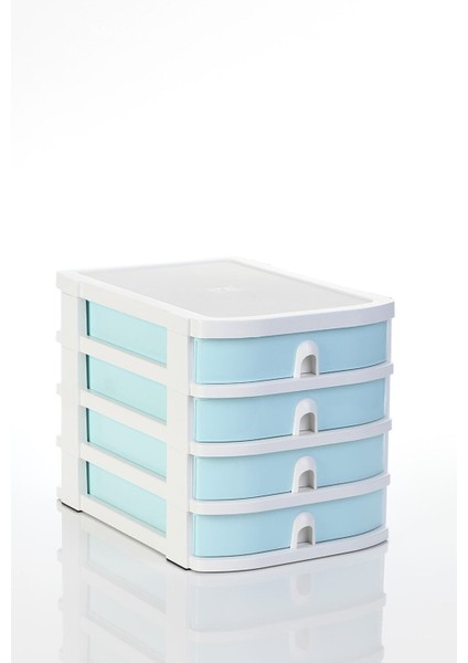 Co 7400 Çok Amaçlı Çekmeceli Organizer Pastel Mavi