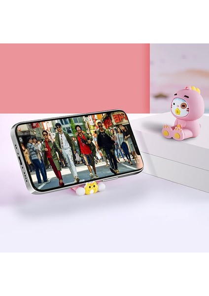 Sevimli Kedi Anahtarlıklı Telefon Standı Pudra fiyatları