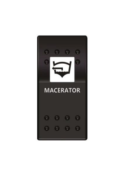 Swıtch On-Off Maceratör 12/24 V Tekne, Yat ve Karavan